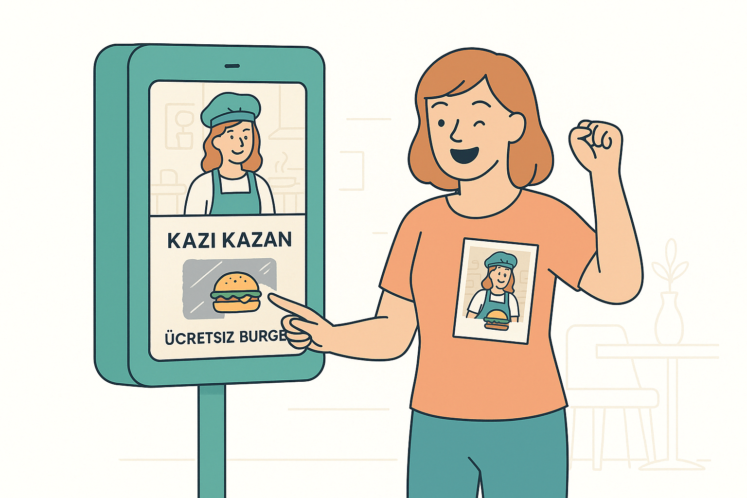 Kazı-Kazan Oyunu ile Restoranda Sürpriz Hediyeler
