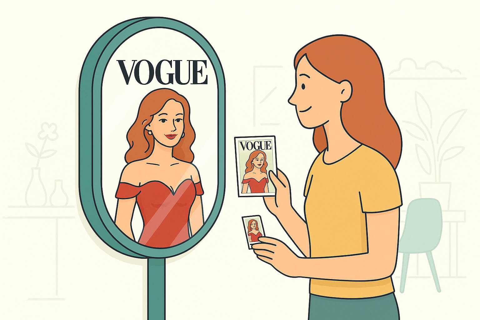 Güzellik Salonlarında Vogue Temalı AI Dönüşüm Deneyimi